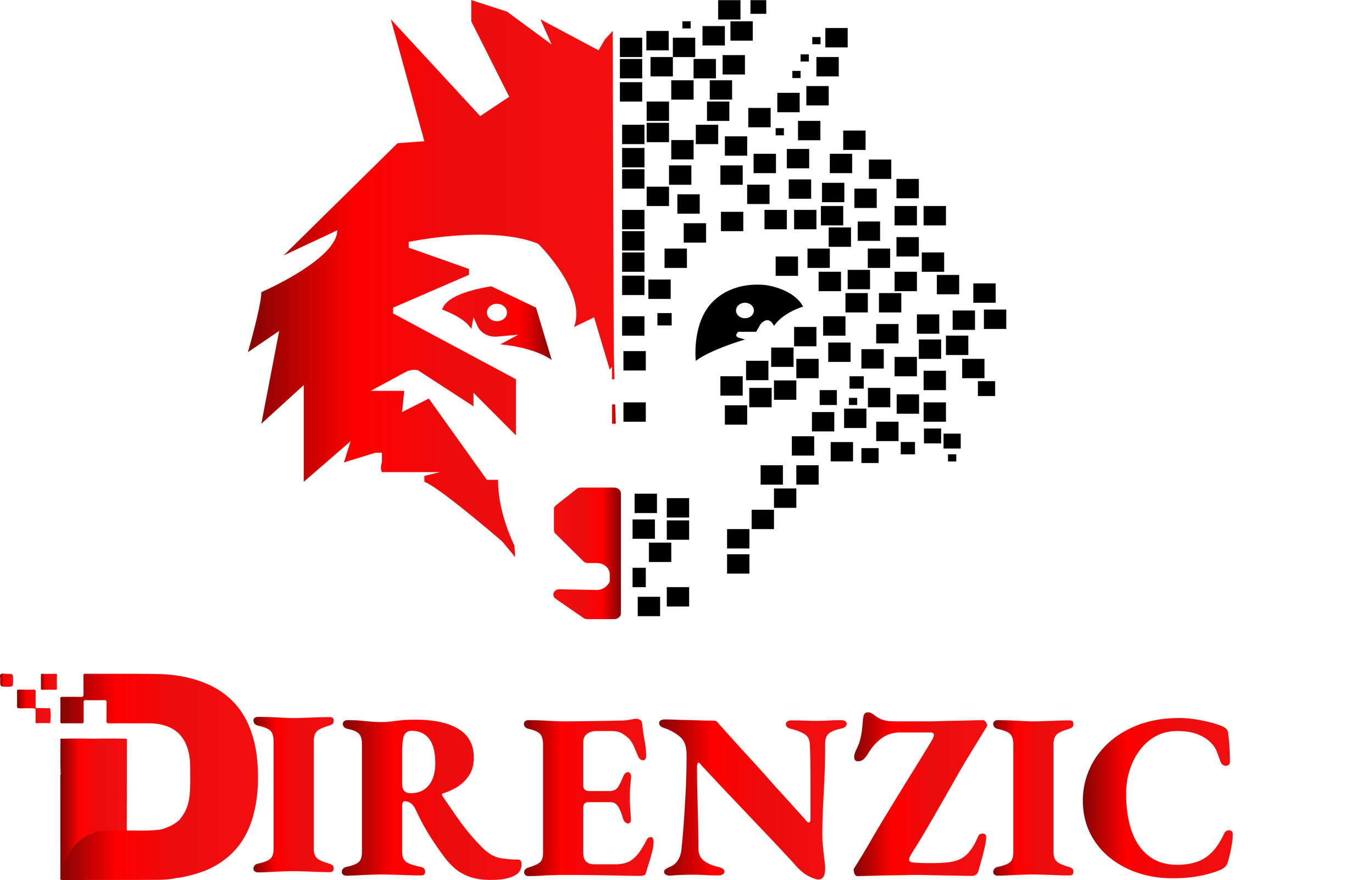 Direnzic logo of the word D-I-R-E-N-Z-I-C in red with a part of the letter "D" breaking off into pixelation. Click on image to visit their website: direnzic.com